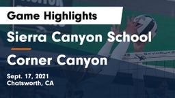 Sierra Canyon School vs Corner Canyon Game Highlights - Sept. 17, 2021