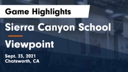 Sierra Canyon School vs Viewpoint  Game Highlights - Sept. 23, 2021