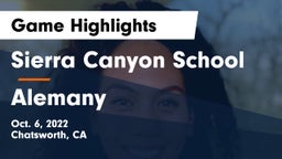 Sierra Canyon School vs Alemany Game Highlights - Oct. 6, 2022