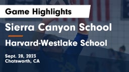 Sierra Canyon School vs Harvard-Westlake School Game Highlights - Sept. 28, 2023