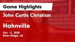 John Curtis Christian  vs Hahnville  Game Highlights - Oct. 17, 2020