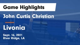John Curtis Christian  vs Livonia Game Highlights - Sept. 16, 2021