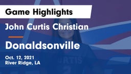 John Curtis Christian  vs Donaldsonville  Game Highlights - Oct. 12, 2021