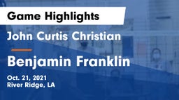 John Curtis Christian  vs Benjamin Franklin  Game Highlights - Oct. 21, 2021