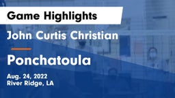 John Curtis Christian  vs Ponchatoula  Game Highlights - Aug. 24, 2022