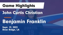John Curtis Christian  vs Benjamin Franklin  Game Highlights - Sept. 19, 2022