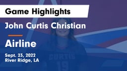 John Curtis Christian  vs Airline  Game Highlights - Sept. 23, 2022