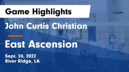 John Curtis Christian  vs East Ascension  Game Highlights - Sept. 24, 2022