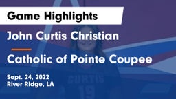 John Curtis Christian  vs Catholic of Pointe Coupee Game Highlights - Sept. 24, 2022