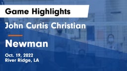 John Curtis Christian  vs Newman  Game Highlights - Oct. 19, 2022