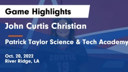 John Curtis Christian  vs Patrick Taylor Science & Tech Academy Game Highlights - Oct. 20, 2022