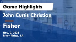 John Curtis Christian  vs Fisher Game Highlights - Nov. 2, 2022