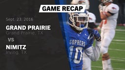 Recap: Grand Prairie  vs. Nimitz  2016