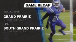 Recap: Grand Prairie  vs. South Grand Prairie  2016