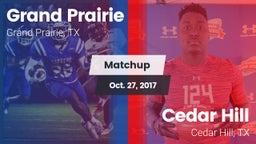 Matchup: Grand Prairie High vs. Cedar Hill  2017