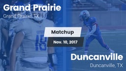 Matchup: Grand Prairie High vs. Duncanville  2017