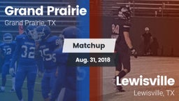 Matchup: Grand Prairie High vs. Lewisville  2018