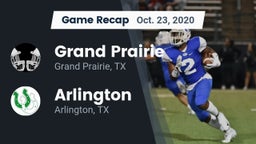 Recap: Grand Prairie  vs. Arlington  2020