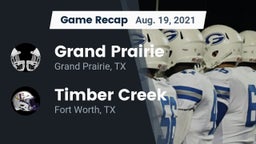 Recap: Grand Prairie  vs. Timber Creek  2021