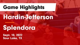 Hardin-Jefferson  vs Splendora Game Highlights - Sept. 10, 2022