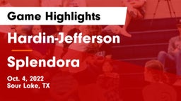 Hardin-Jefferson  vs Splendora  Game Highlights - Oct. 4, 2022