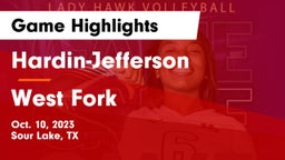 Hardin-Jefferson  vs West Fork  Game Highlights - Oct. 10, 2023