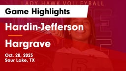 Hardin-Jefferson  vs Hargrave  Game Highlights - Oct. 20, 2023