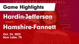 Hardin-Jefferson  vs Hamshire-Fannett  Game Highlights - Oct. 24, 2023