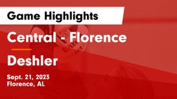 Central  - Florence vs Deshler  Game Highlights - Sept. 21, 2023