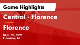 Central  - Florence vs Florence  Game Highlights - Sept. 28, 2023