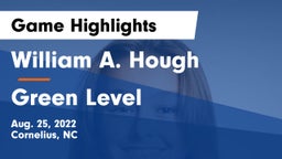 William A. Hough  vs Green Level Game Highlights - Aug. 25, 2022