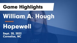 William A. Hough  vs Hopewell Game Highlights - Sept. 20, 2022