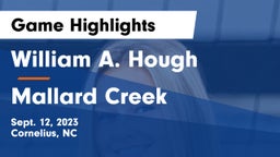 William A. Hough  vs Mallard Creek  Game Highlights - Sept. 12, 2023