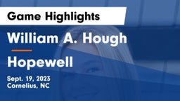 William A. Hough  vs Hopewell Game Highlights - Sept. 19, 2023
