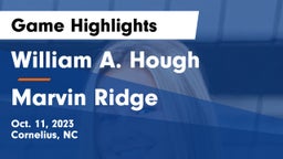 William A. Hough  vs Marvin Ridge  Game Highlights - Oct. 11, 2023