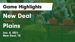 New Deal  vs Plains Game Highlights - Jan. 8, 2021