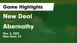 New Deal  vs Abernathy  Game Highlights - Dec. 5, 2023