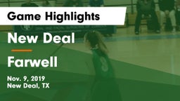 New Deal  vs Farwell  Game Highlights - Nov. 9, 2019
