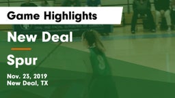 New Deal  vs Spur  Game Highlights - Nov. 23, 2019