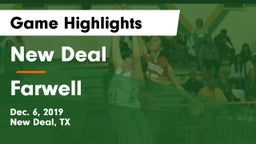 New Deal  vs Farwell  Game Highlights - Dec. 6, 2019