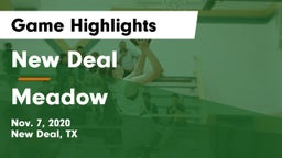New Deal  vs Meadow  Game Highlights - Nov. 7, 2020