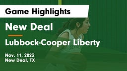 New Deal  vs Lubbock-Cooper Liberty  Game Highlights - Nov. 11, 2023