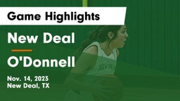 New Deal  vs O'Donnell  Game Highlights - Nov. 14, 2023