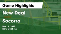 New Deal  vs Socorro  Game Highlights - Dec. 1, 2023