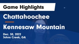 Chattahoochee  vs Kennesaw Mountain  Game Highlights - Dec. 30, 2022