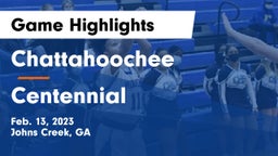 Chattahoochee  vs Centennial  Game Highlights - Feb. 13, 2023