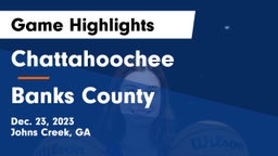 Chattahoochee  vs Banks County  Game Highlights - Dec. 23, 2023