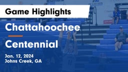 Chattahoochee  vs Centennial  Game Highlights - Jan. 12, 2024