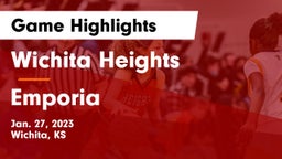 Wichita Heights  vs Emporia  Game Highlights - Jan. 27, 2023