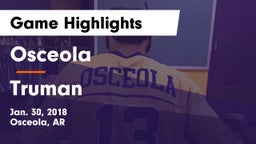 Osceola  vs Truman Game Highlights - Jan. 30, 2018
